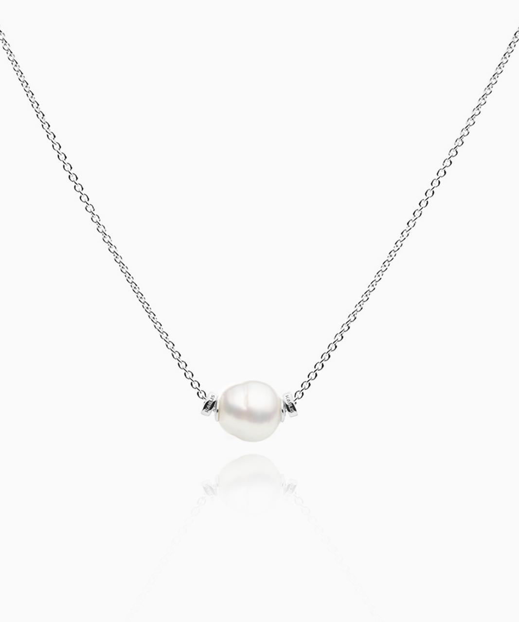 Kailis – Slider Pearl Necklace, Sterling Silver