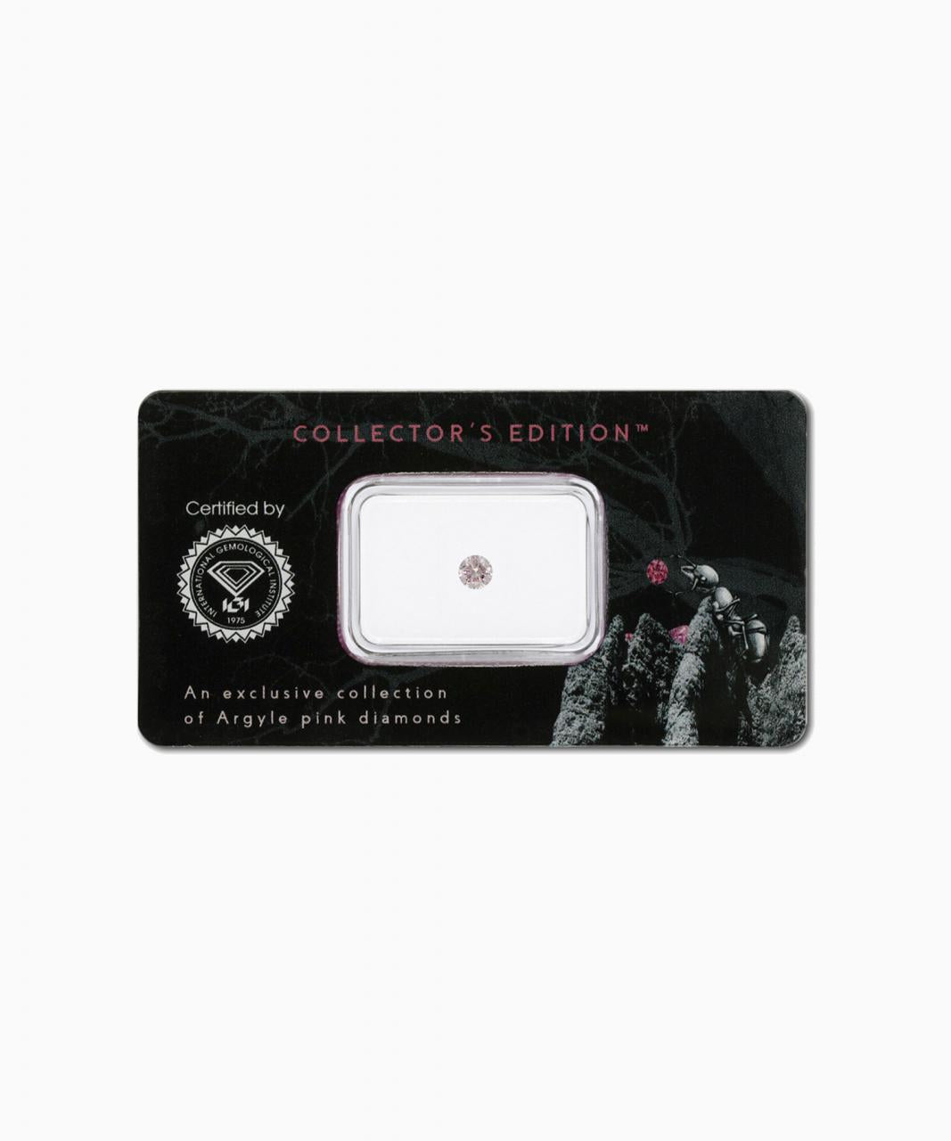 0.18ct Natural Fancy Pink, 8PP, SI2, Argyle Pink Diamonds