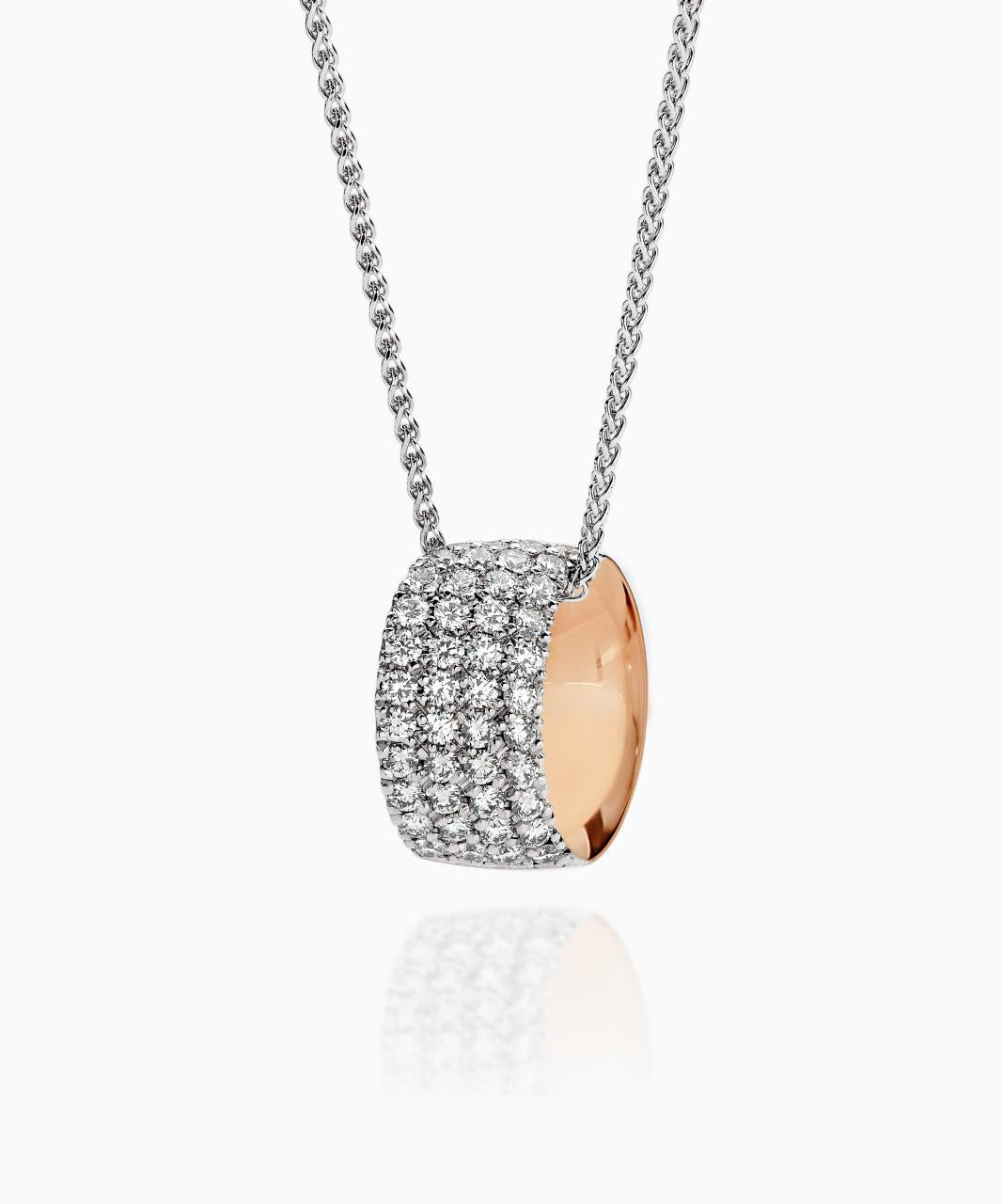 Diamond row necklace online