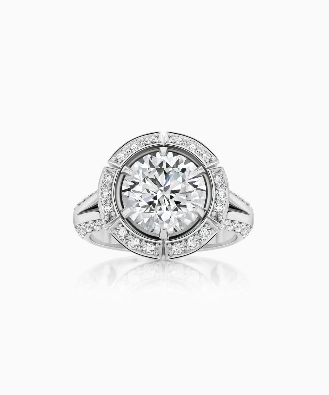 Sun Struck Couture Diamond Ring
