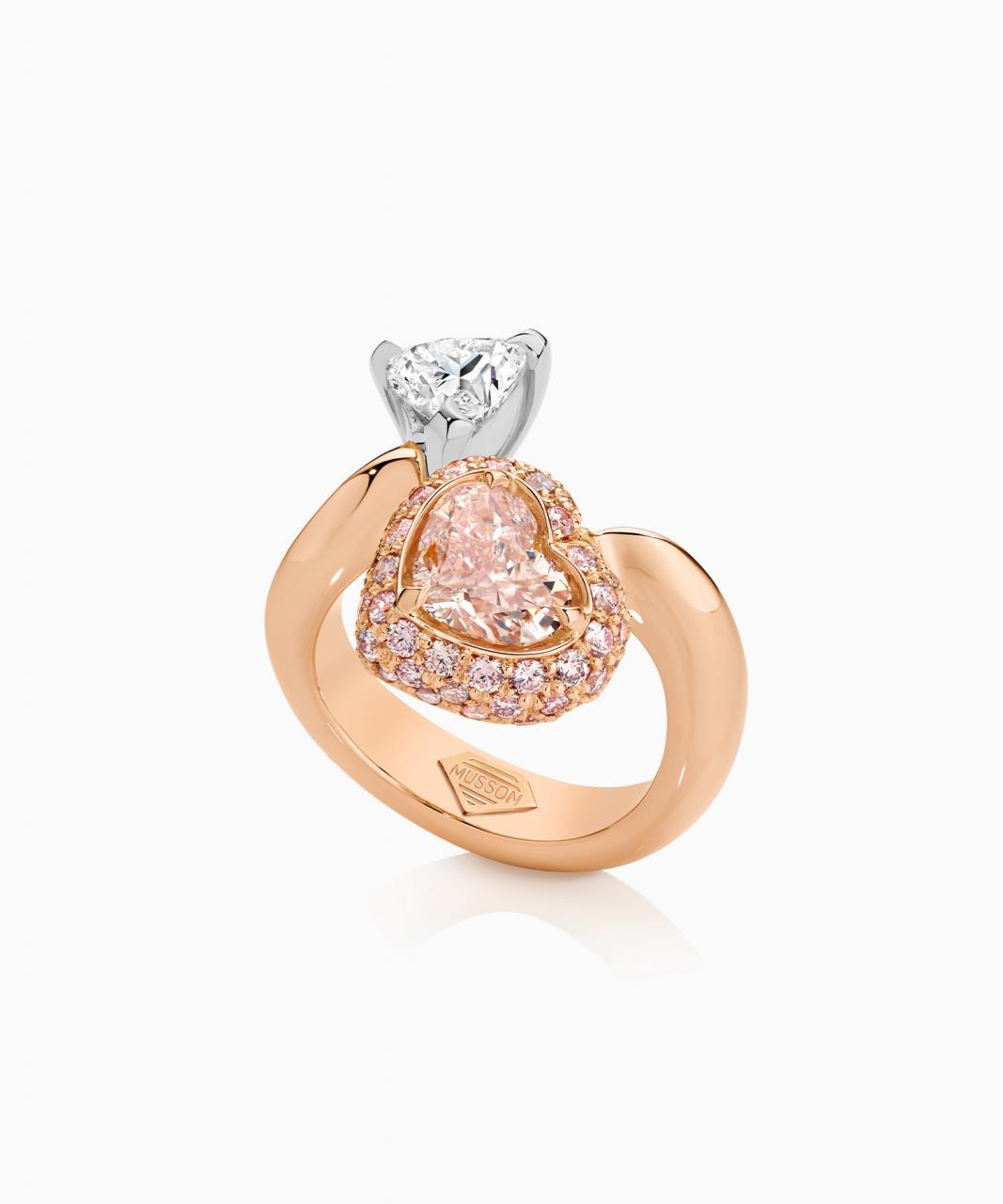 Passion Argyle Pink Diamond Ring