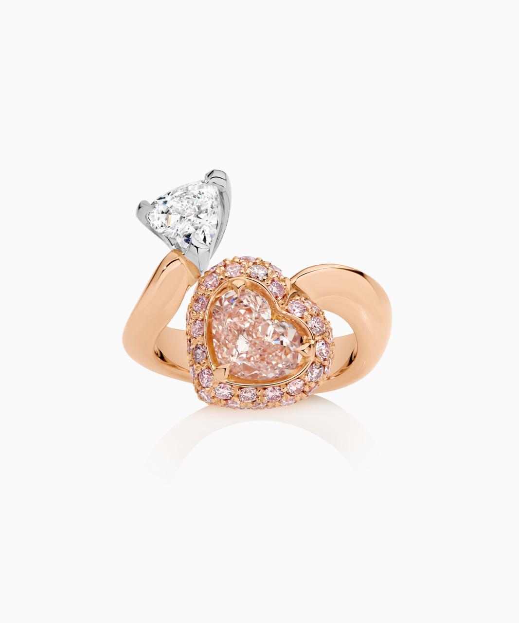 Passion Argyle Pink Diamond Ring