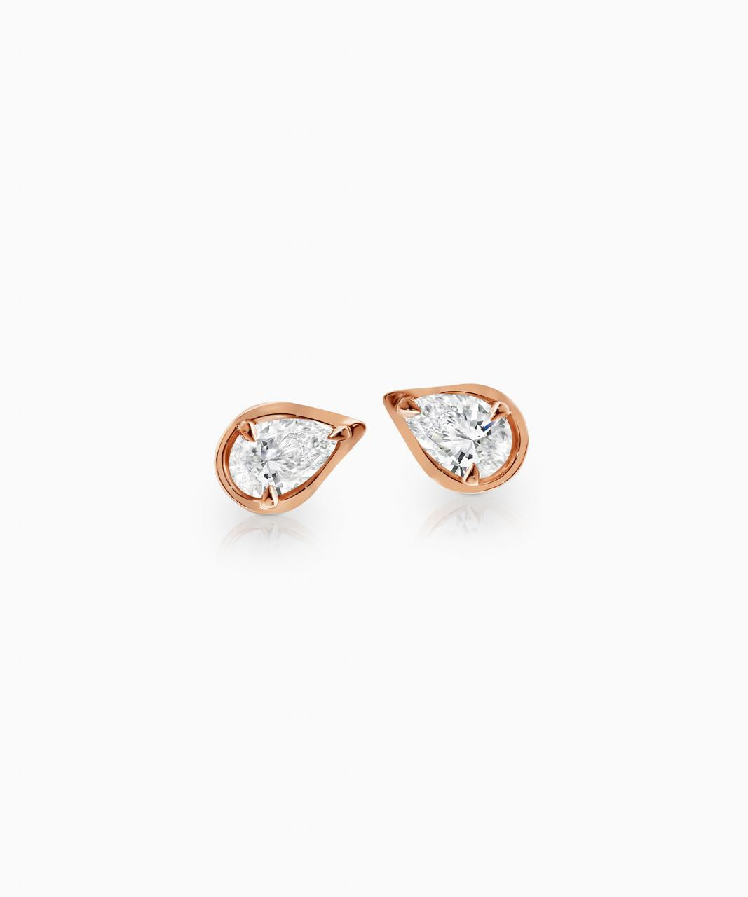 Pera Diamond Stud Earrings