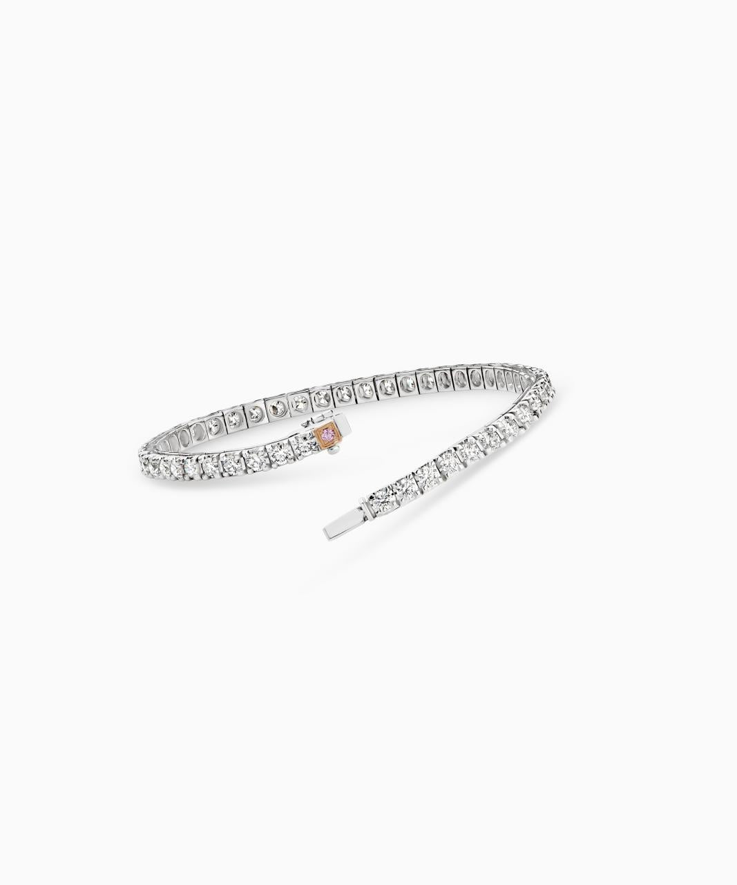 Tennis Bracelet - 10 Points with Argyle Pink Diamond