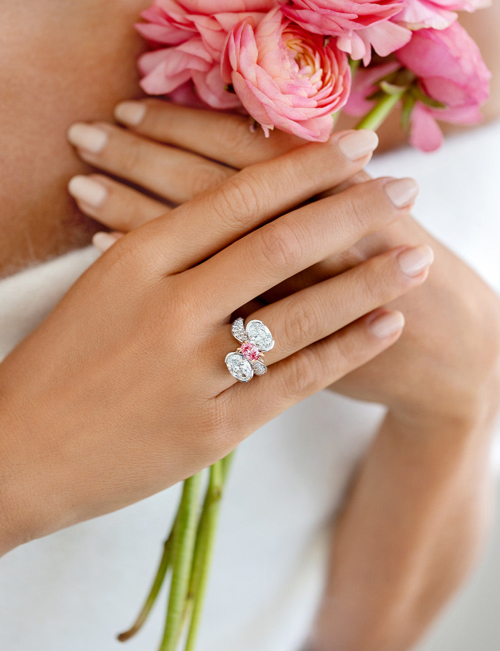 Selene Argyle Pink Diamond Ring