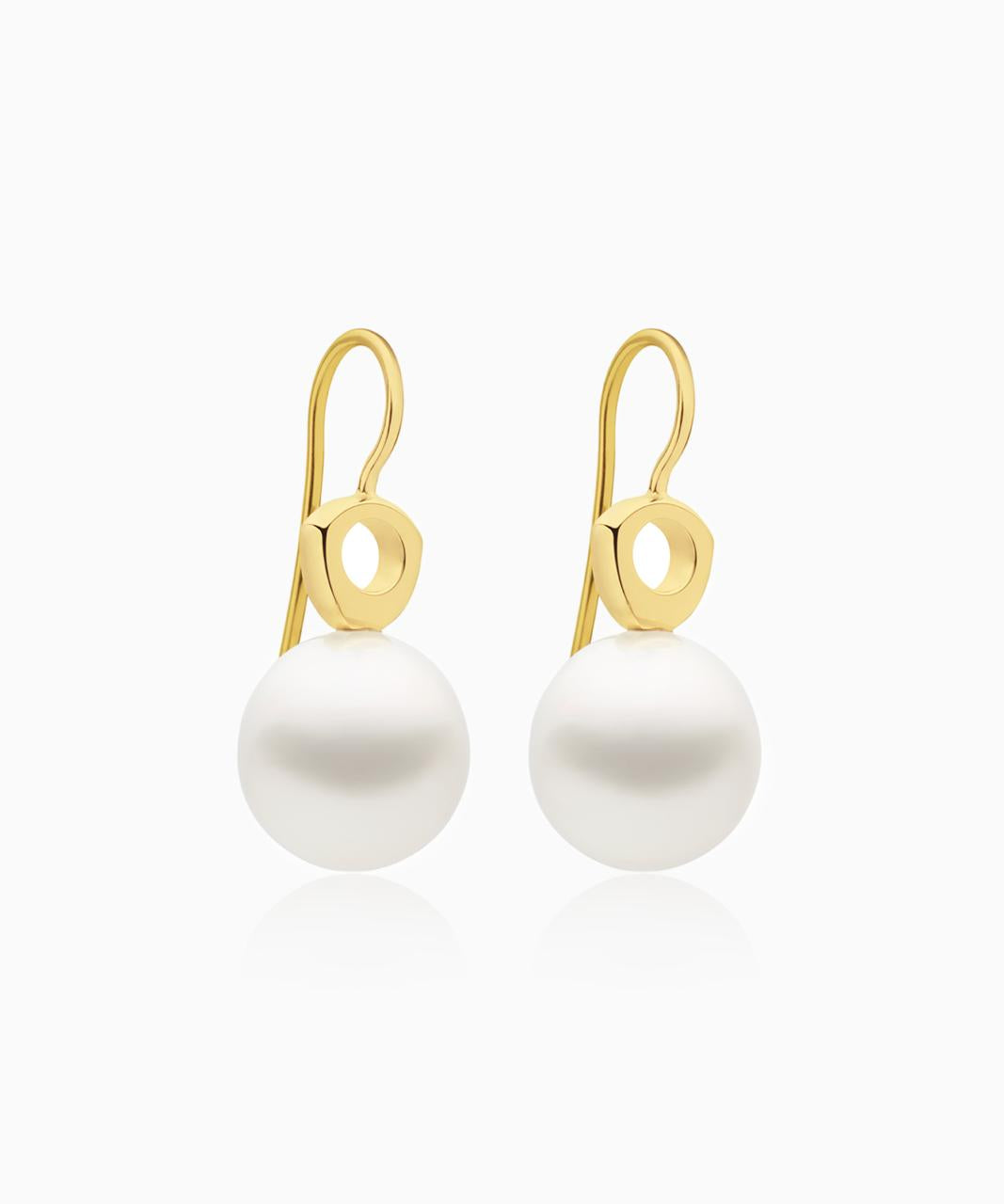 Kailis - Hope Pearl Earrings, Yellow Gold