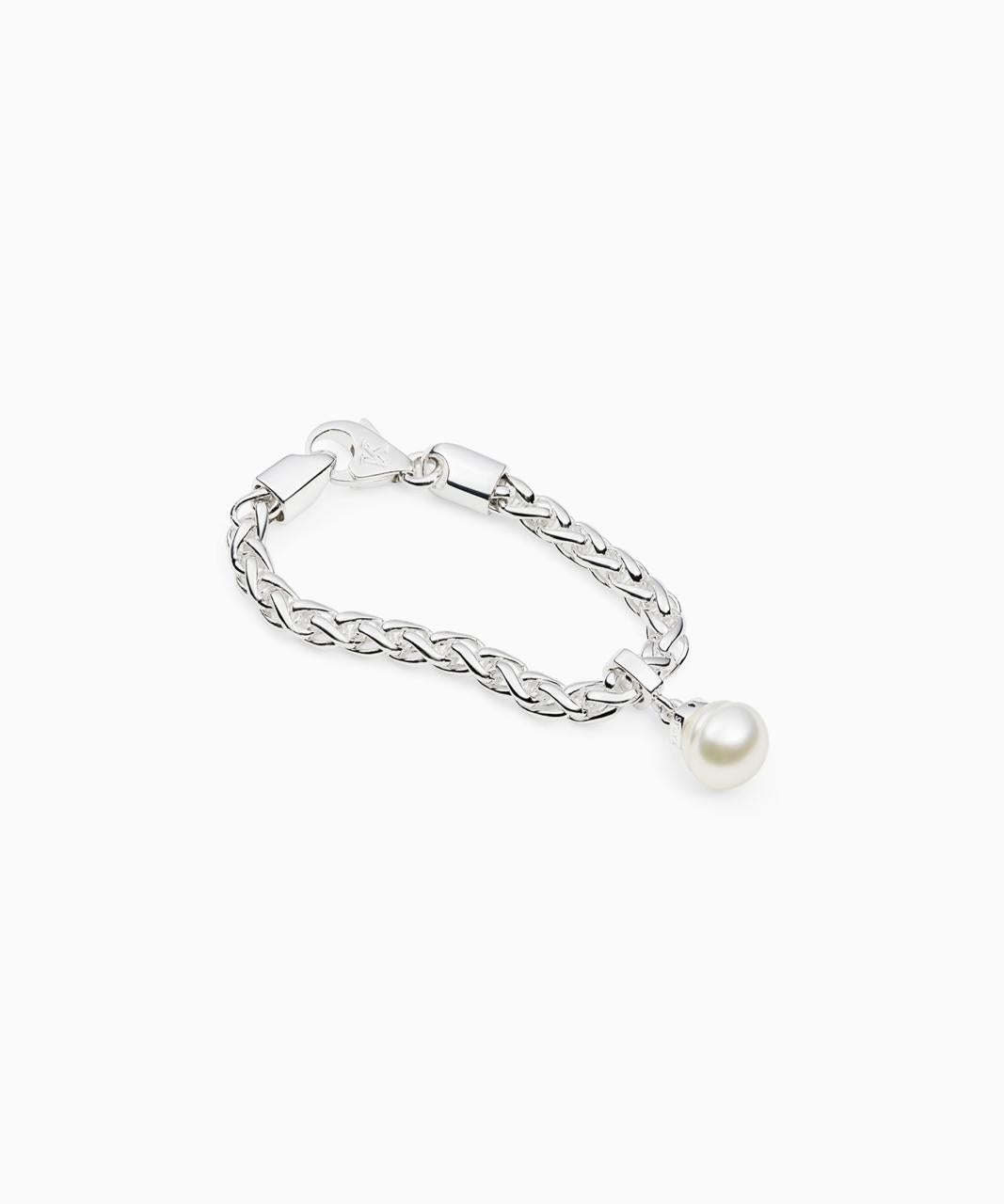 Kailis - Geometric Slider Pearl Bracelet, Sterling Silver