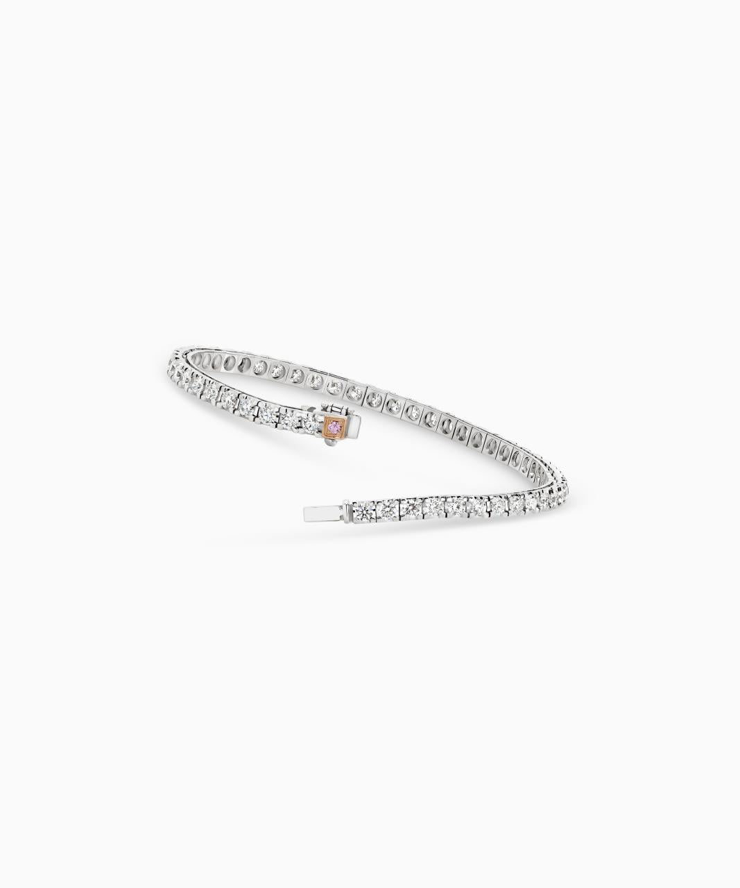 Tennis Bracelet - 7 Points with Argyle Pink Diamond