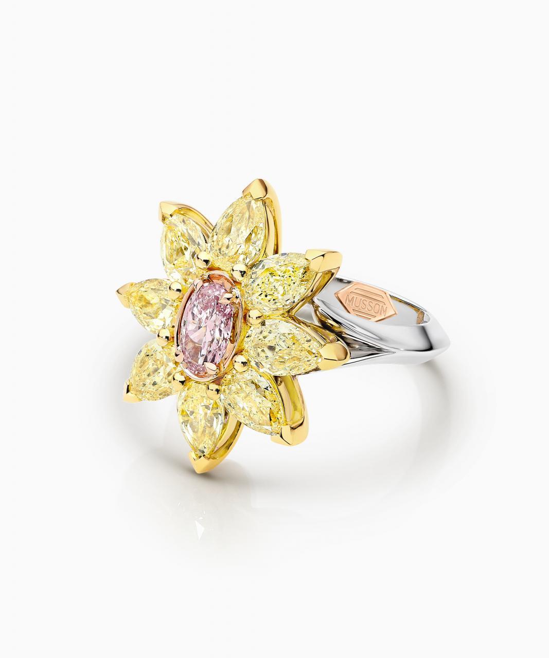 Aurora Argyle Pink Diamond Ring