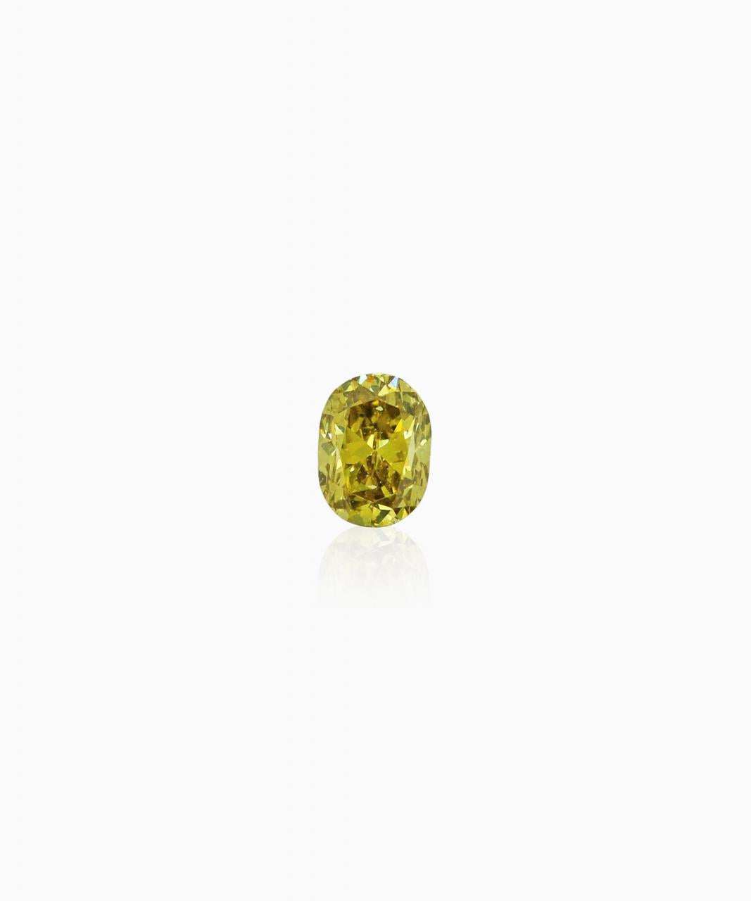 0.12ct Natural Fancy Intense Green/Olive, SI1