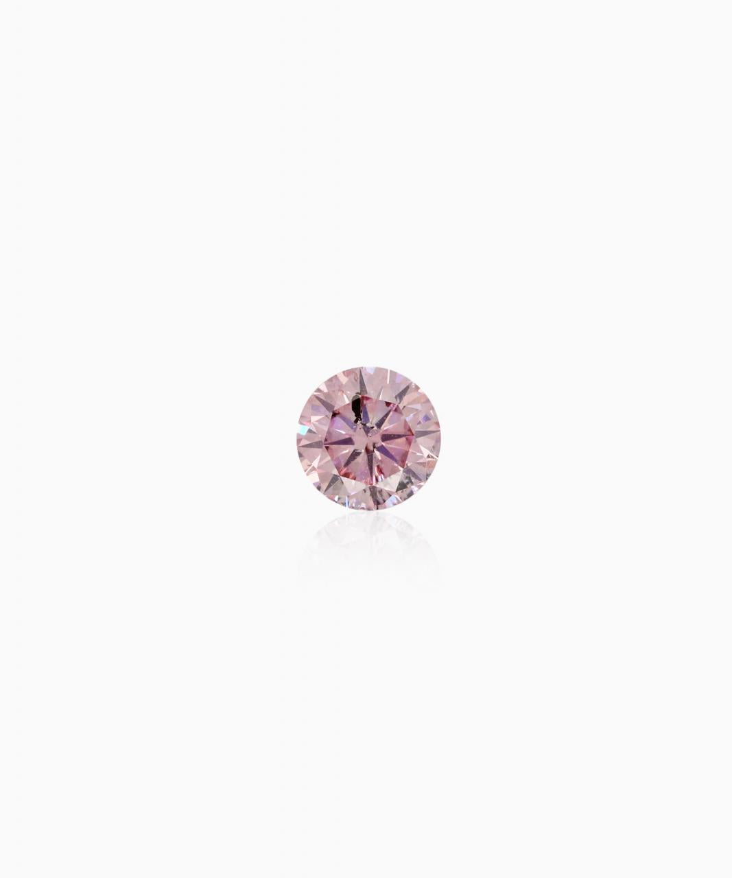 0.38ct  Natural Fancy Purplish Pink, 6PP, I1, Argyle Pink Diamond