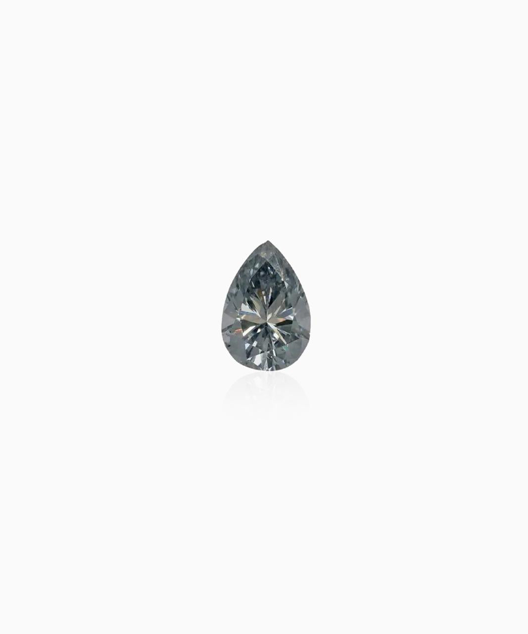 0.51ct Natural Fancy Greyish Blue, BL3, VS2, Argyle Blue Diamond