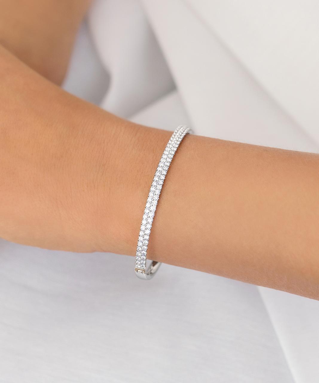 Diamond Road Bangle - Two Row