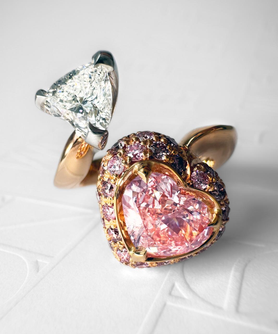 Passion Argyle Pink Diamond Ring