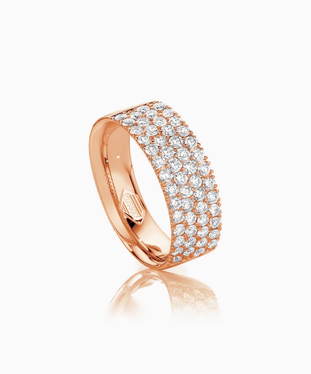 Diamond Road Ring - Four Row – Musson Jewellers