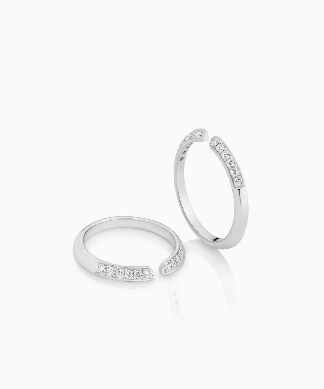 Love Rings Gapped - 0.36ct