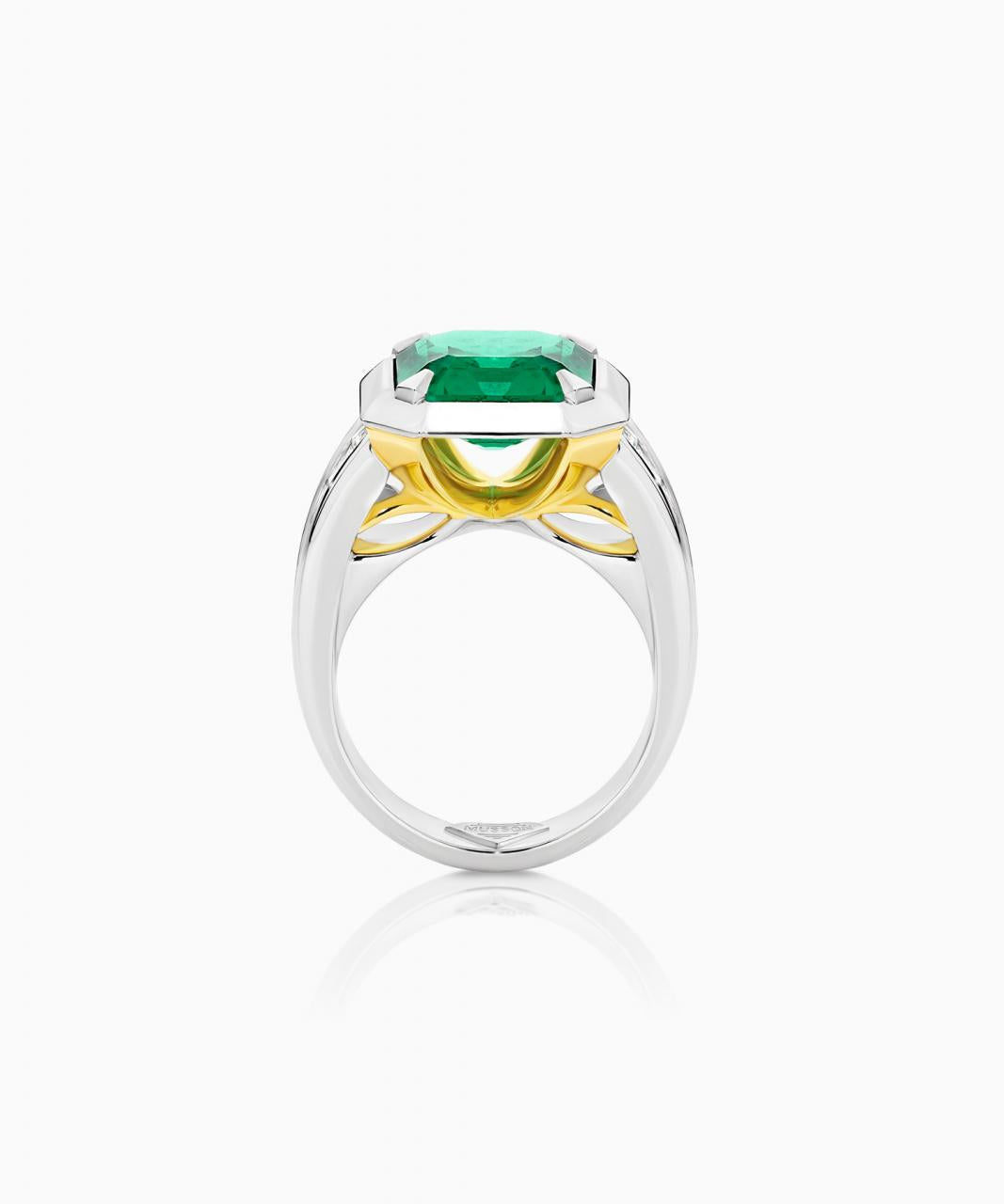 Verde Colombian Emerald and Diamond Ring