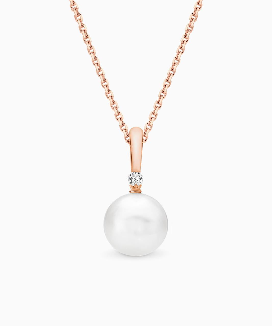 Quiver Pearl Pendant - Rose Gold