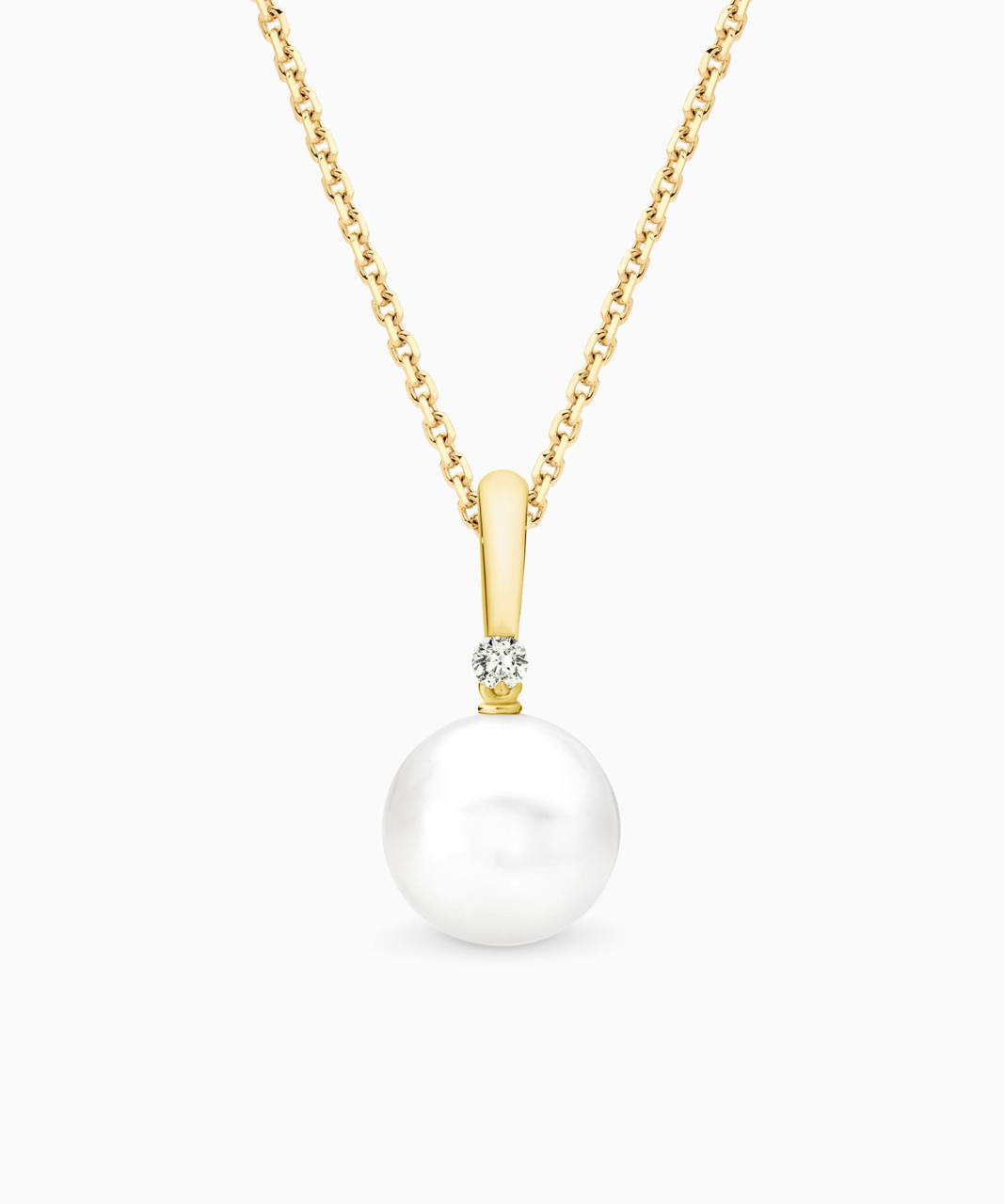 Quiver Pearl Pendant - Yellow Gold
