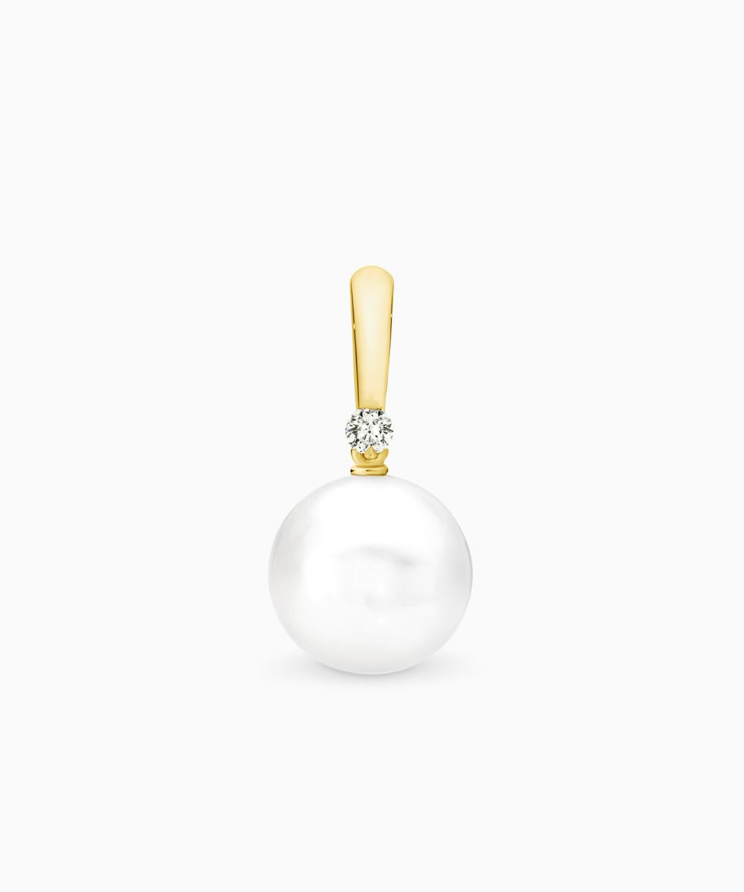 Quiver Pearl Pendant - Yellow Gold