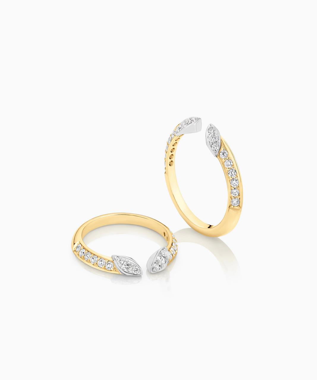 Love Rings Gapped - Petal Round