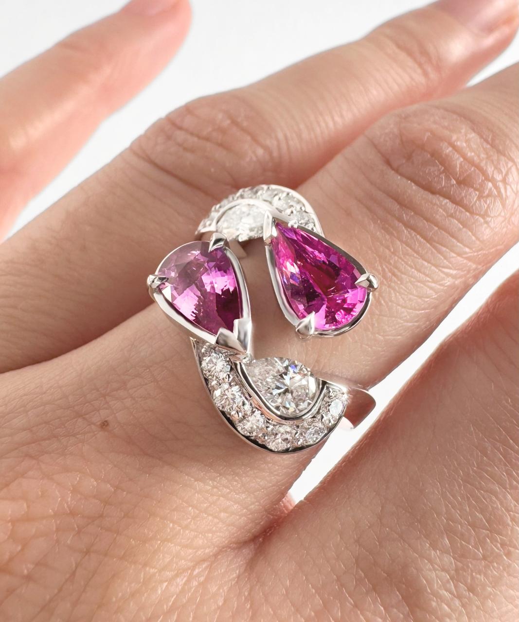 Allegra Pink Sapphire Ring