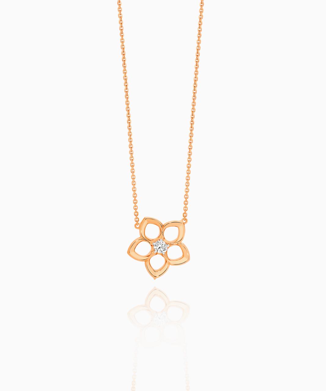 Joy Light Diamond Pendant, Rose Gold