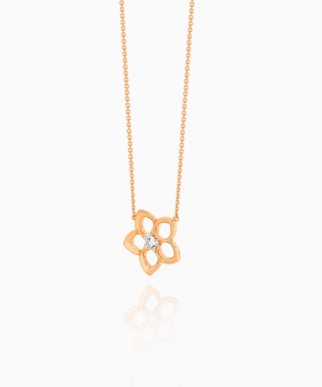 Joy Light Diamond Pendant, Rose Gold