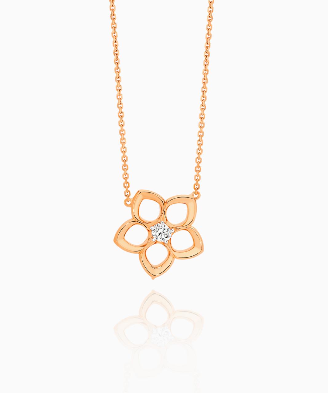 Joy Light Diamond Pendant, Rose Gold
