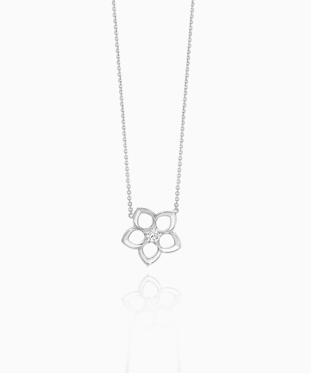 Joy Light Diamond Pendant, White Gold
