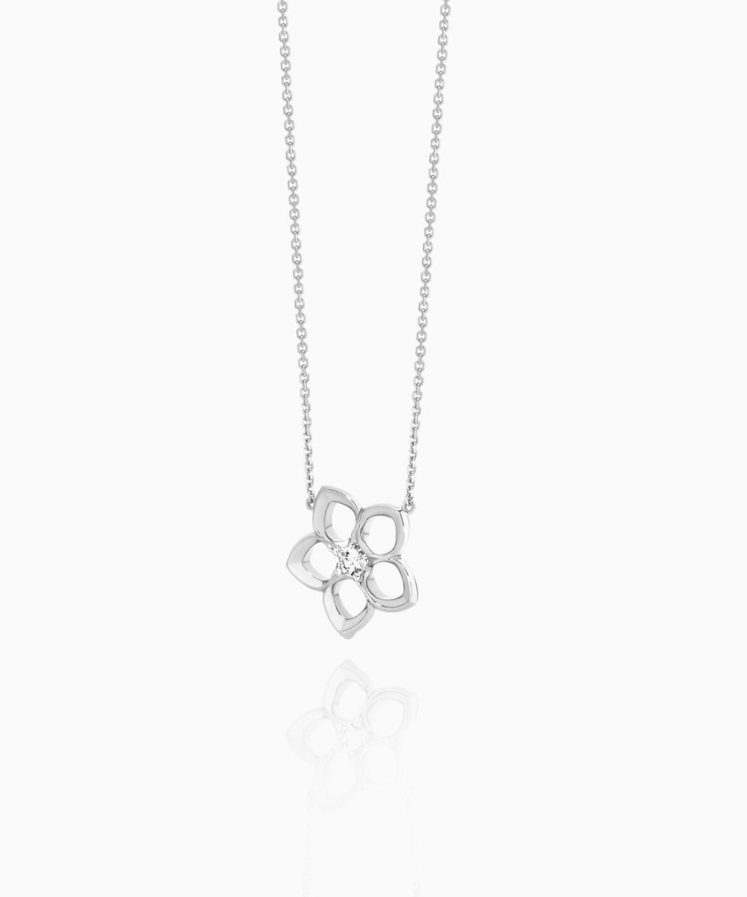 Joy Light Diamond Pendant, White Gold