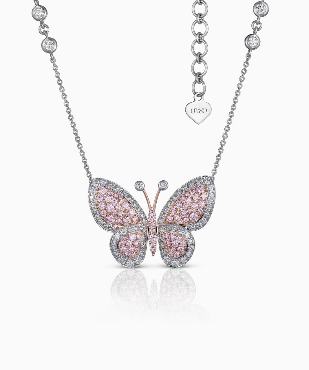 Limited Edition - Argyle Pink™ Butterfly Pendant