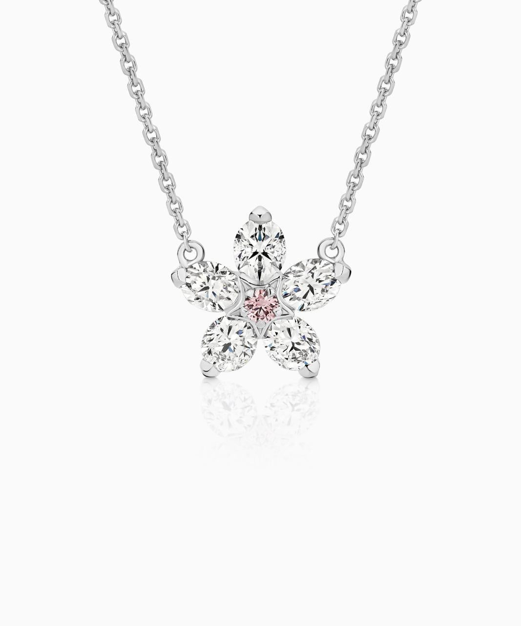 Joy Bright Argyle Pink Diamond Necklace