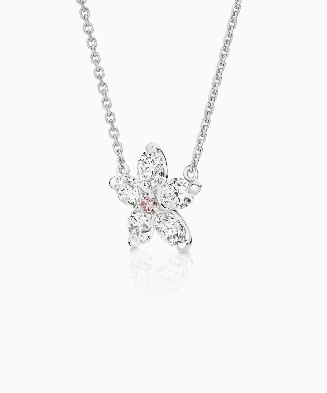 Joy Bright Argyle Pink Diamond Necklace