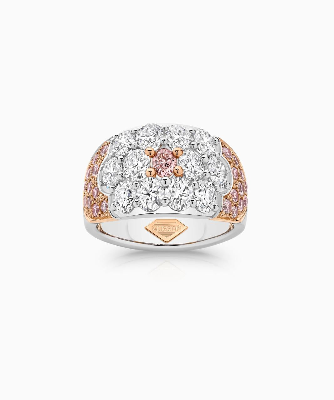 Rosé Celebration Ring - White & Rose Gold