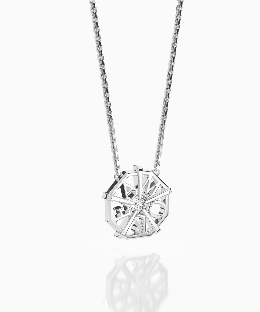 My World Necklace AMORE Edition, 18ct Gold