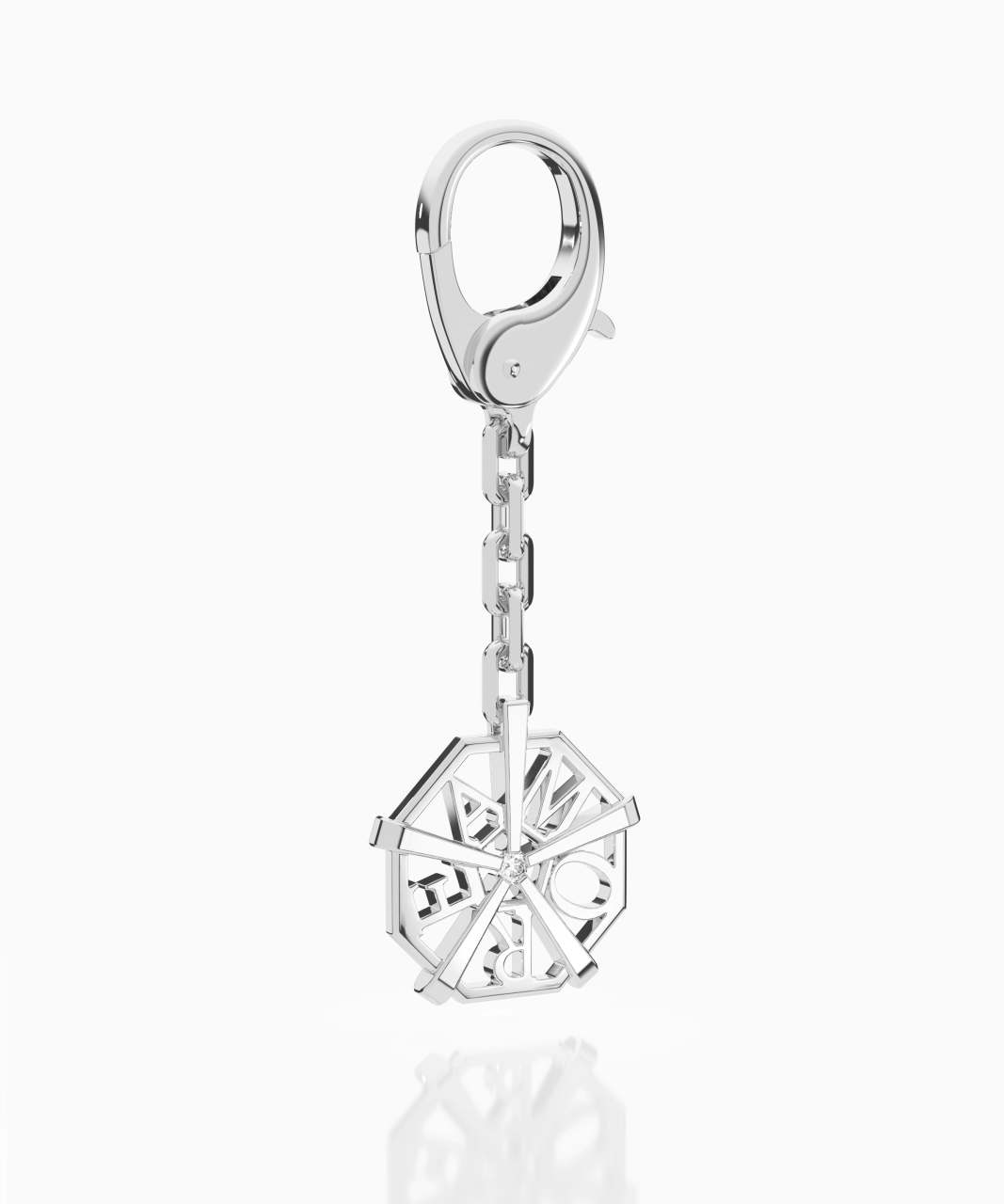 My World Key Ring AMORE Edition, 9ct Gold
