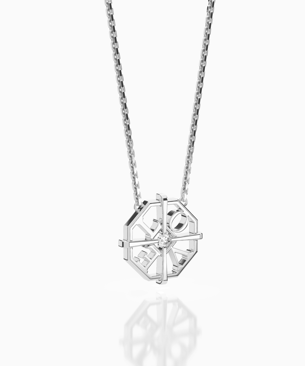 My World Necklace LOVE Edition, 18ct Gold