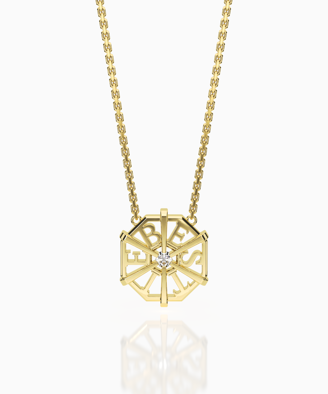 My World Necklace BESTIE Edition, 18ct Gold