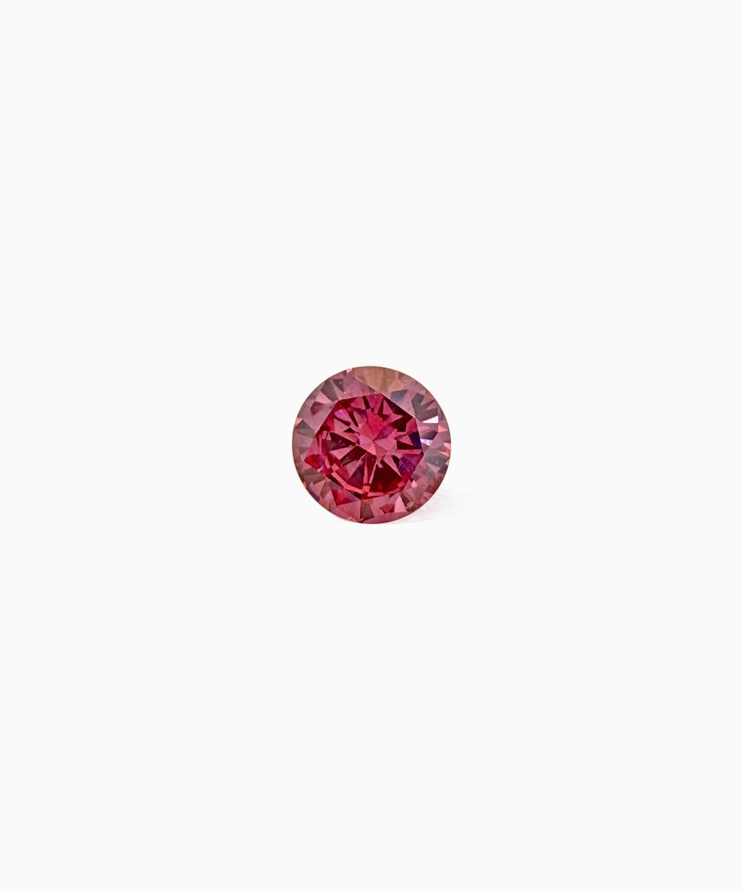 0.14ct Natural Fancy Vivid Purplish Pink, 2PP, SI1, Argyle Pink Diamond