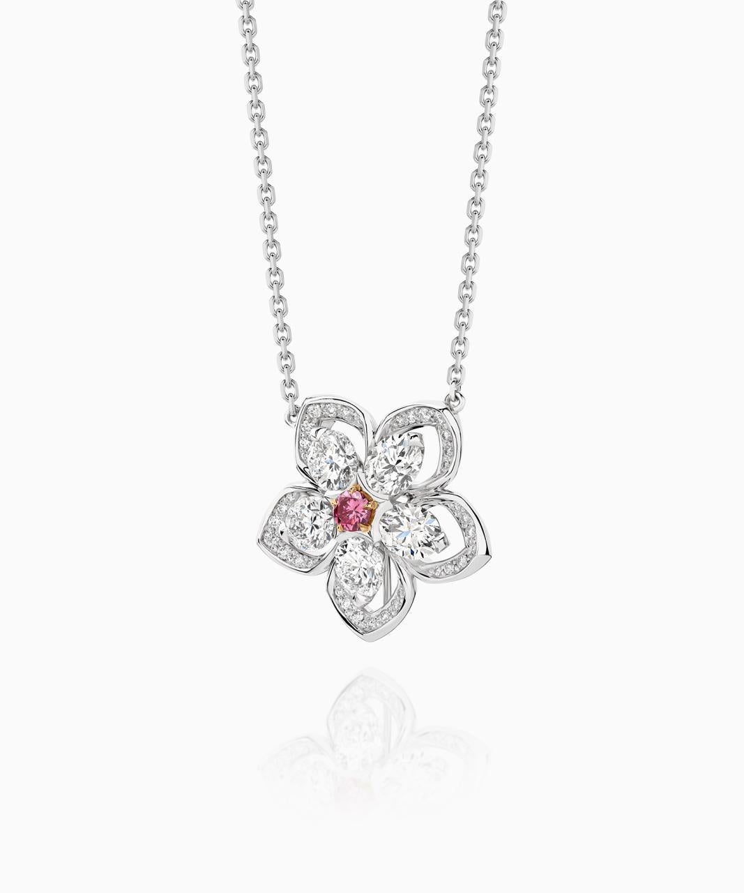 Joy Couture Argyle Pink Diamond Necklace