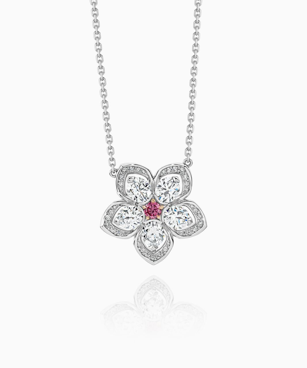 Joy Couture Argyle Pink Diamond Necklace