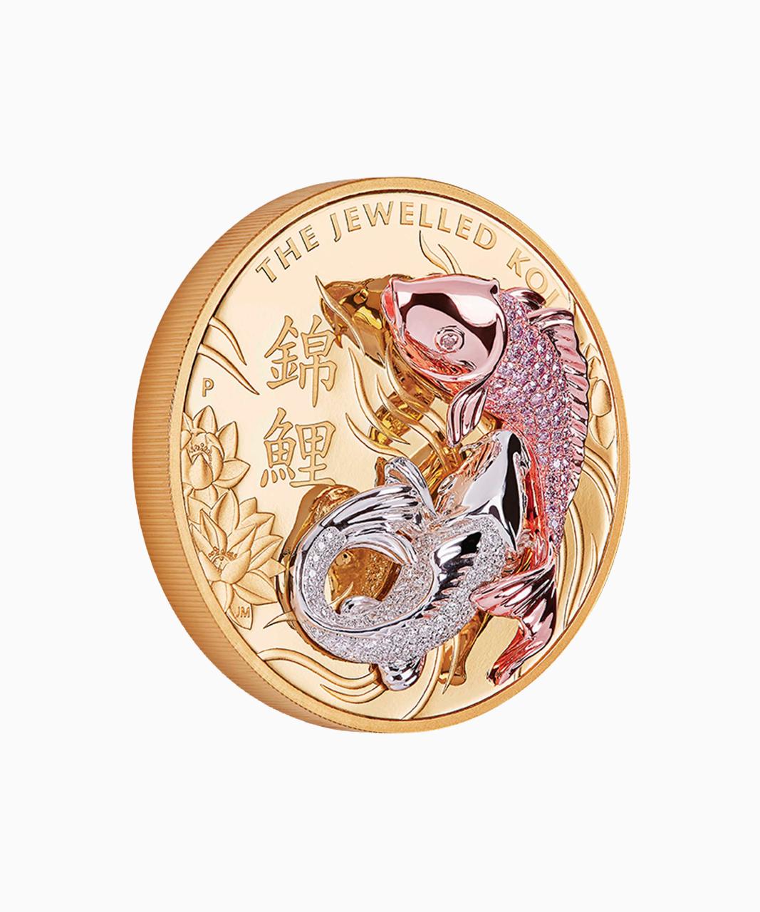 The Jewelled Koi 2022 10oz Gold Proof Coin