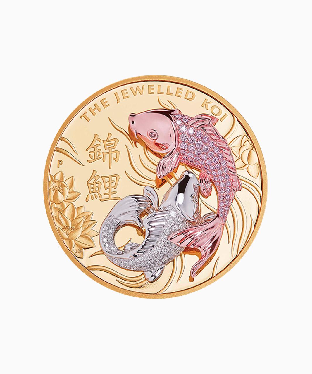 The Jewelled Koi 2022 10oz Gold Proof Coin