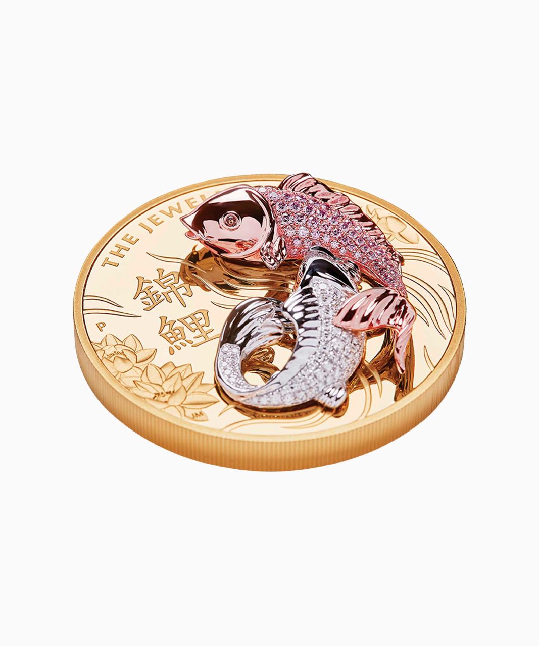 The Jewelled Koi 2022 10oz Gold Proof Coin