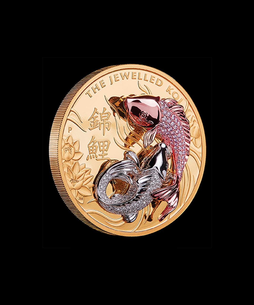 The Jewelled Koi 2022 10oz Gold Proof Coin