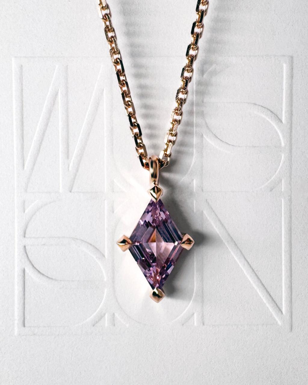 Sola Spinel Necklace, 18ct Rose Gold