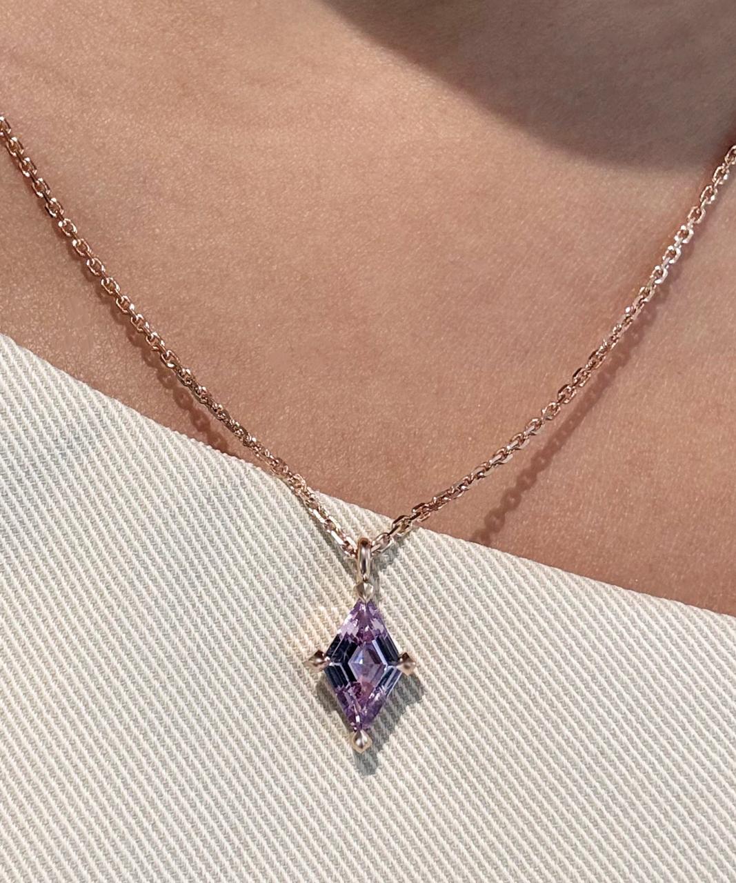 Sola Spinel Necklace, 18ct Rose Gold