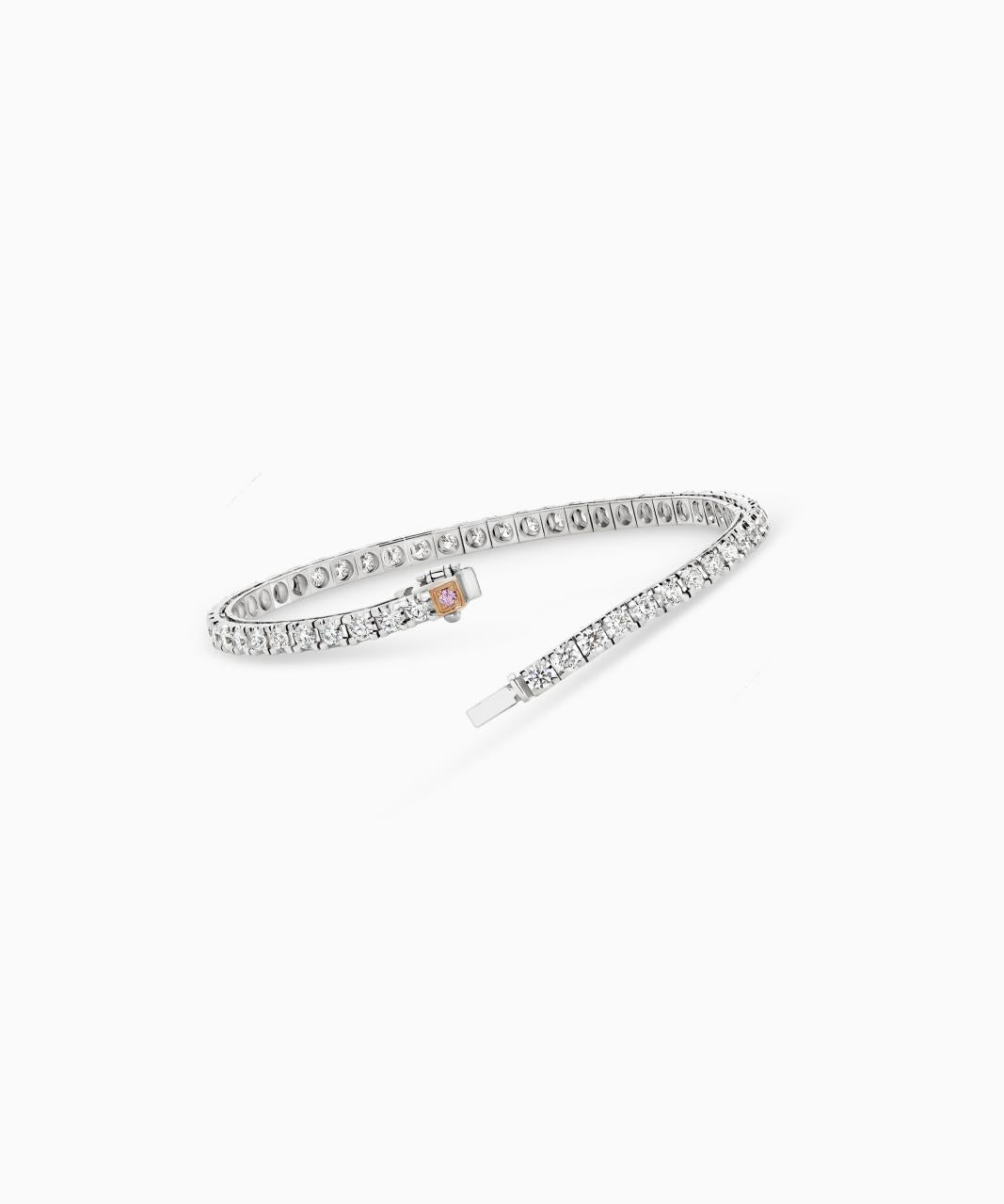 Tennis Bracelet - 7 Points with Argyle Pink Diamond