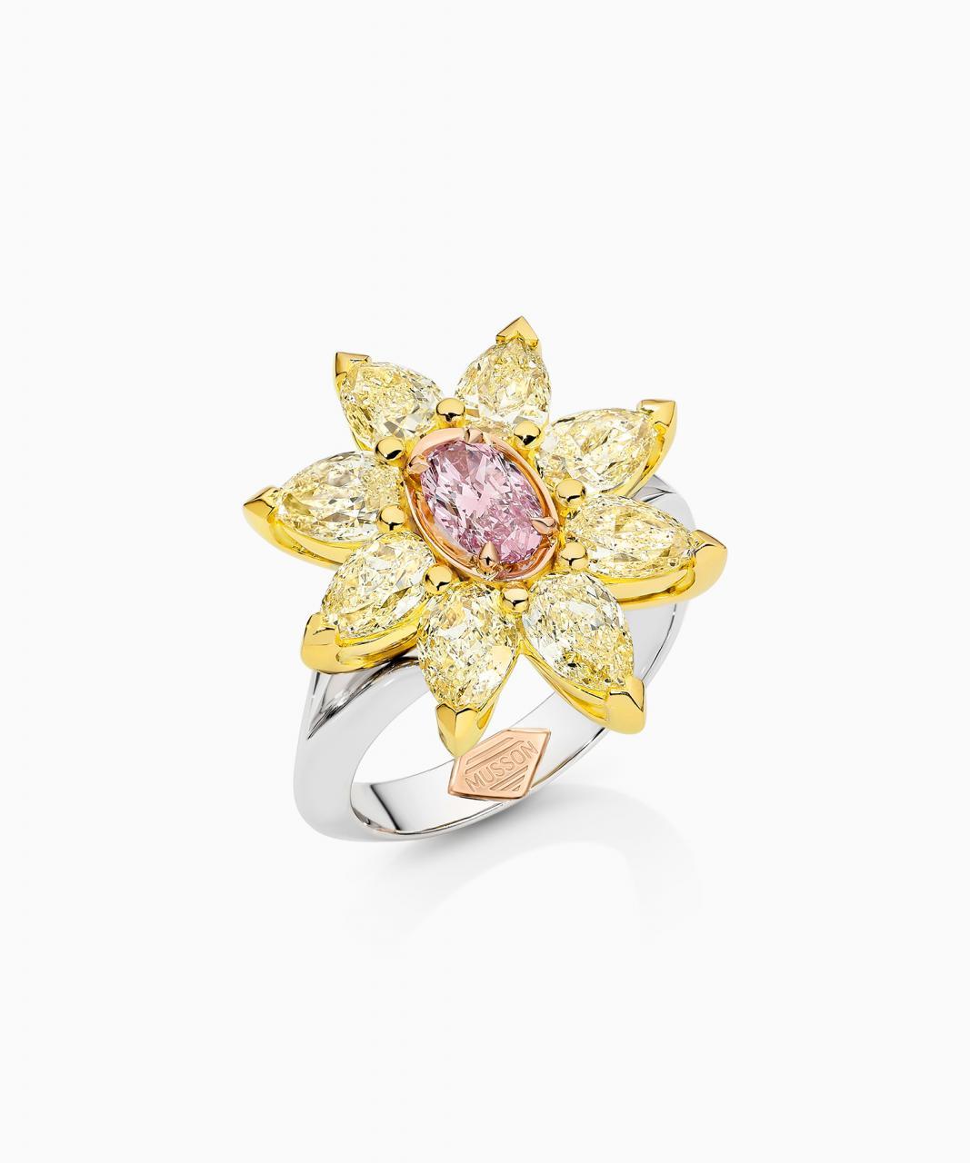 Aurora Argyle Pink Diamond Ring